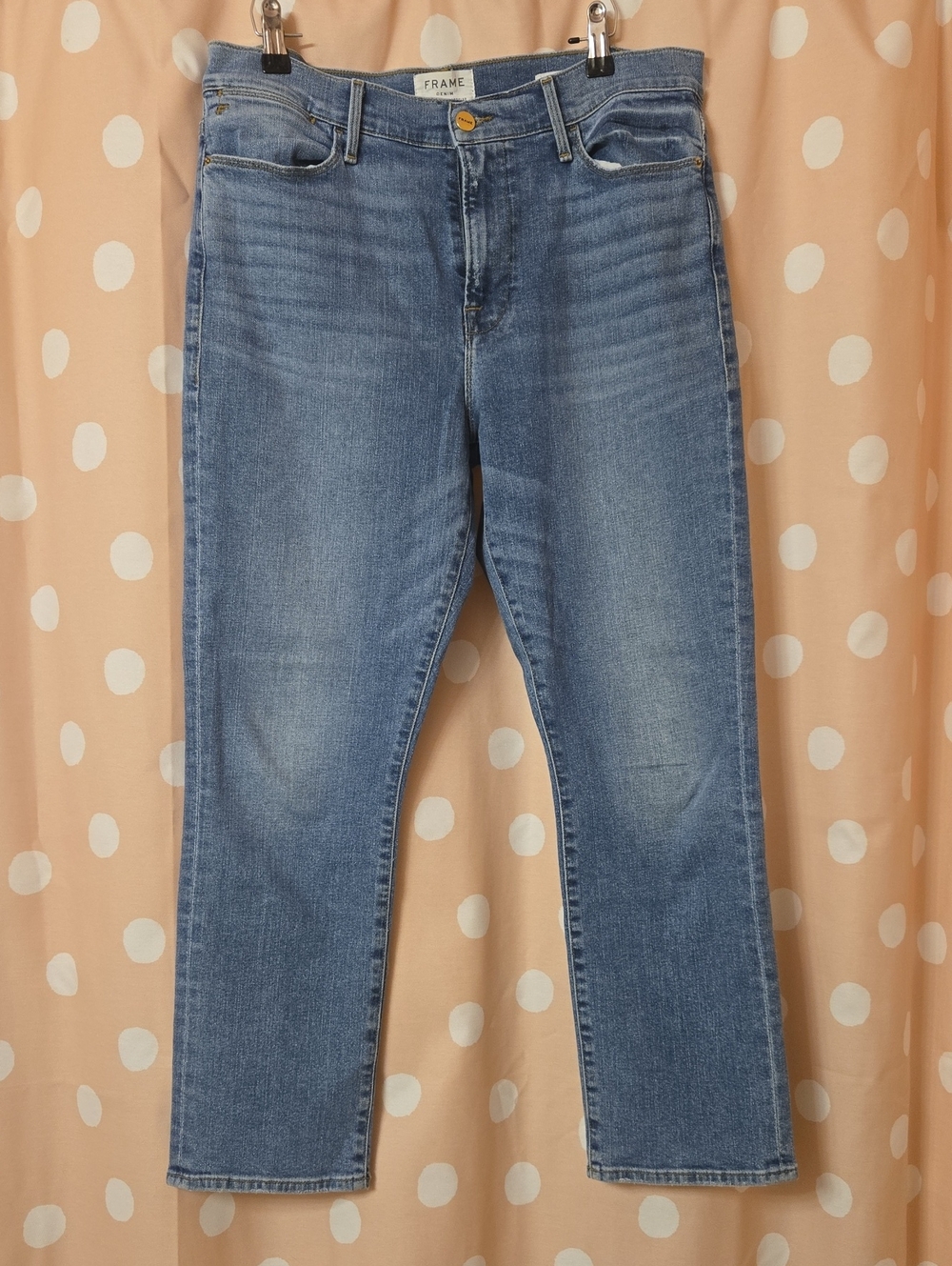 Frame Le High Straight Jeans Sz 31